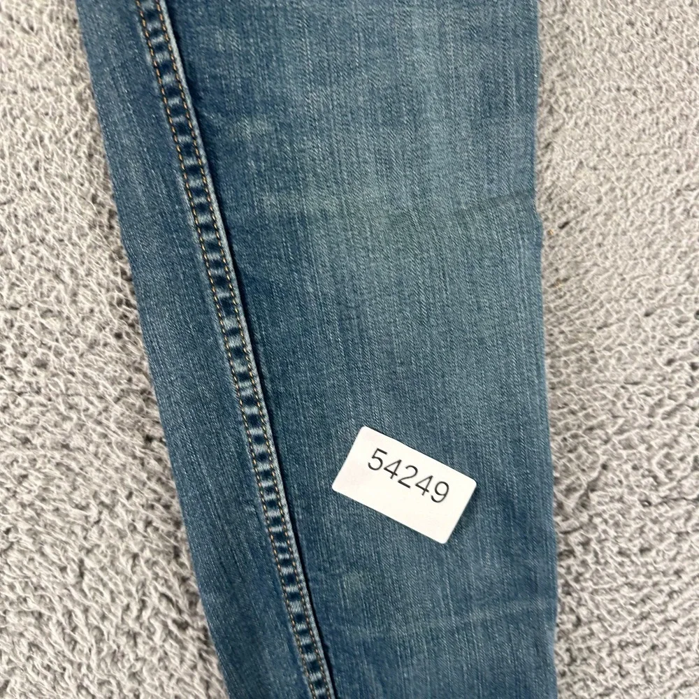 Levi's 502 Jeans Men 30x32 Blue Cotton Denim Straight Leg Workwear Faded Stretch